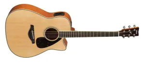 Yamaha FGX820C Dreadnought Cutaway 6-String RH Acoustic Electric Guitar-Natural