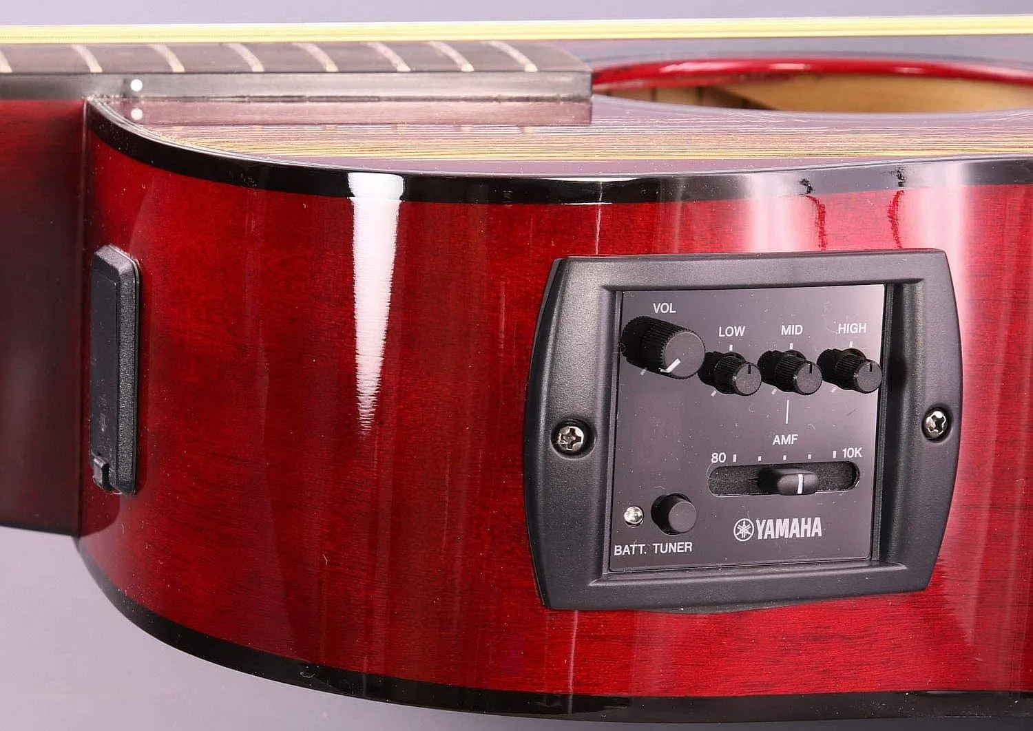 Yamaha FSX800C RR Concert Cutaway 6-String RH Acoustic Electric Guitar-Ruby Red