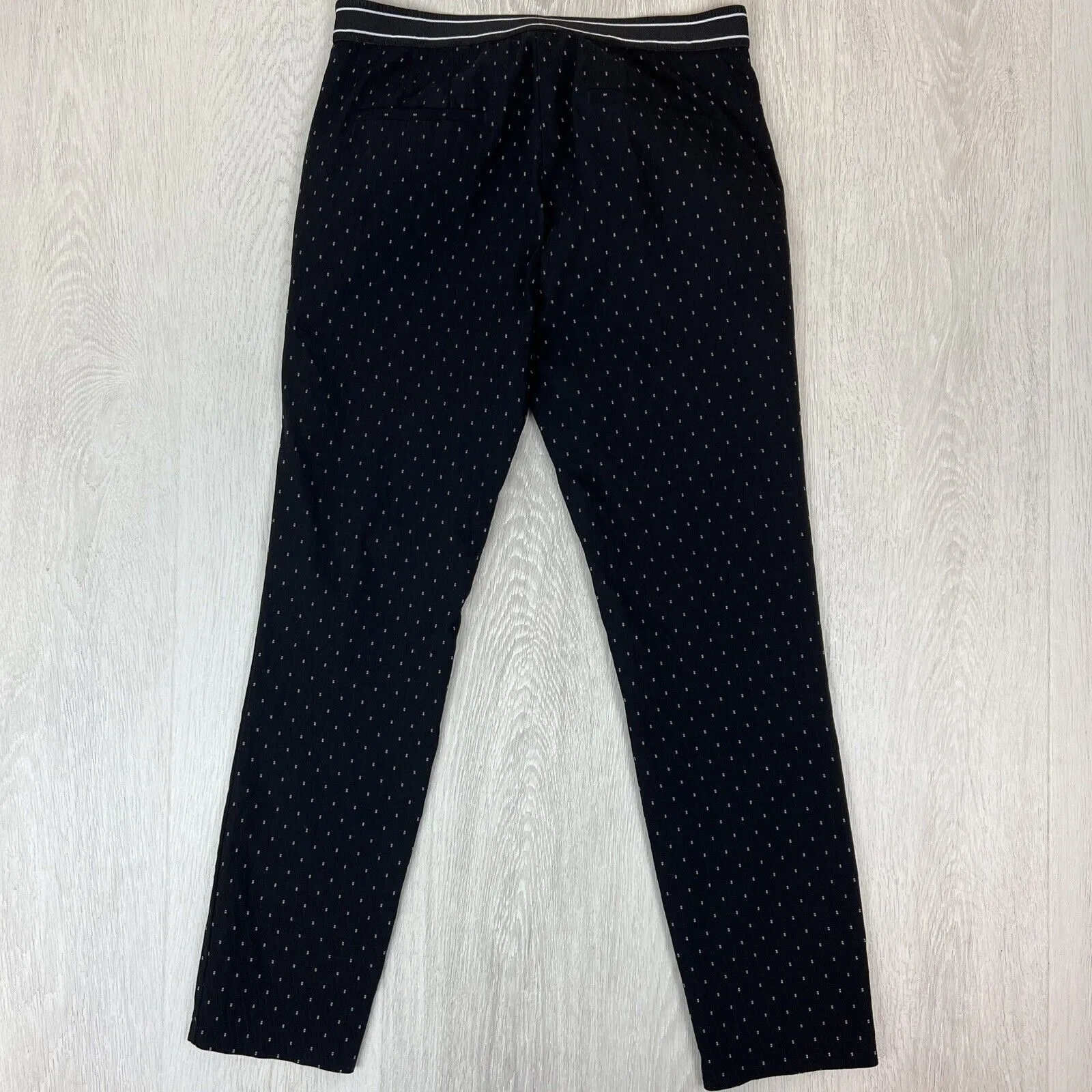 Zara Womens Black Cropped Dress Pants Size Large