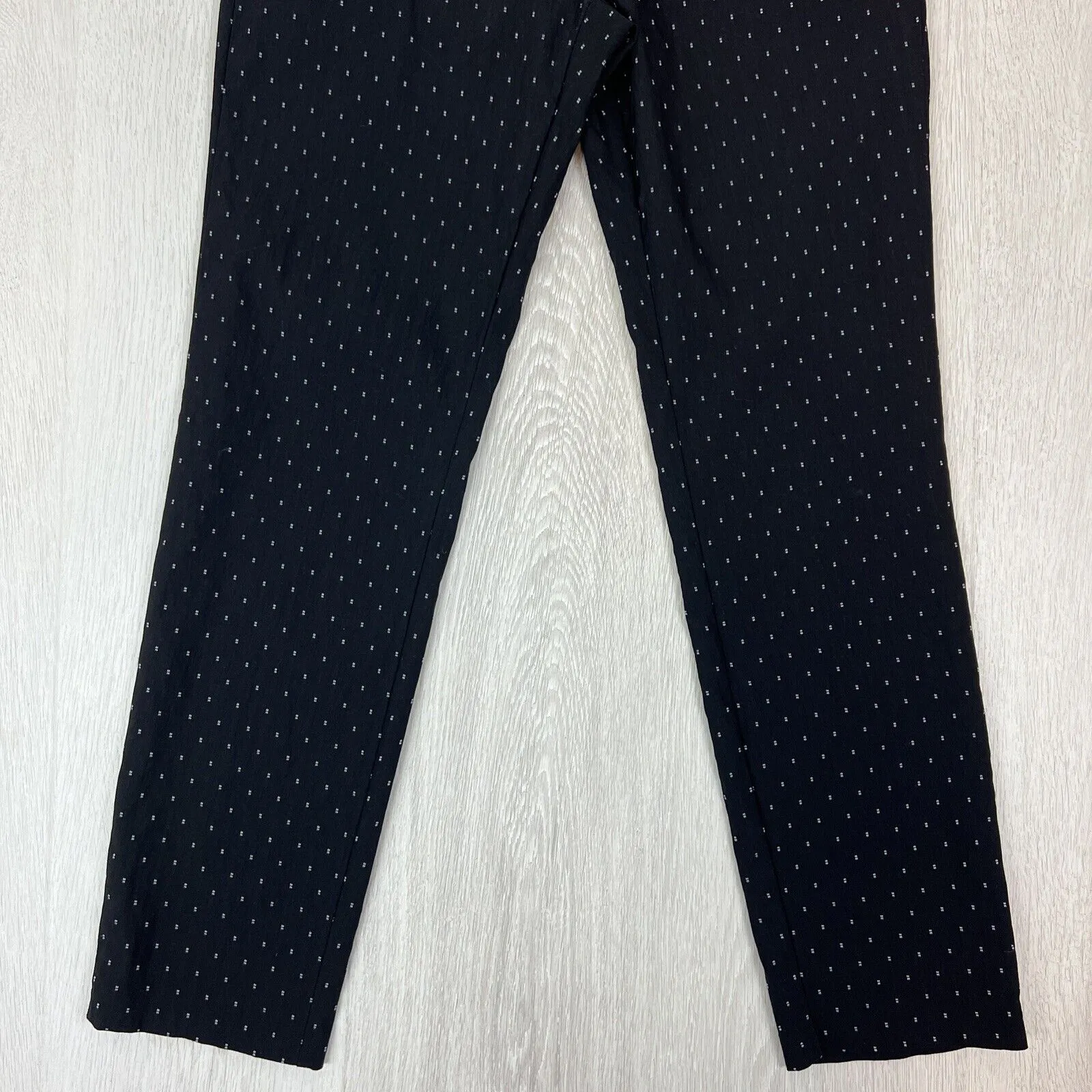 Zara Womens Black Cropped Dress Pants Size Large